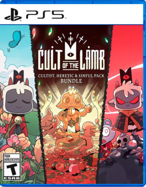 Cult of the Lamb Cultist Heretic and Sinful Pack Bundle (PS5)