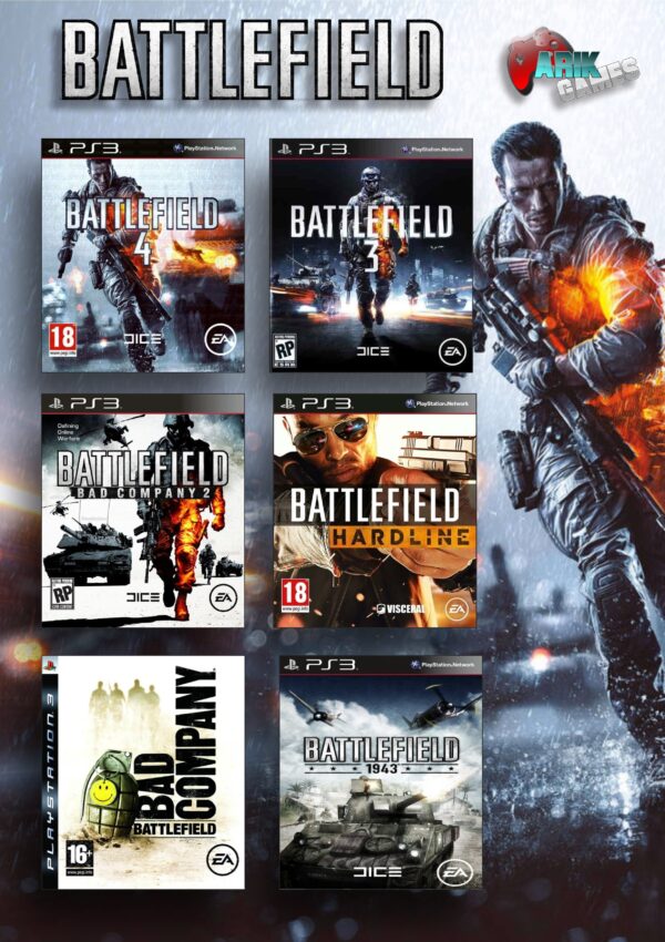 Battlefield Colección Completa PS3 Battlefield Colección PS3