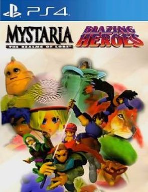 Blazing Heroes Mystaria the Realms of Lore (PS4)