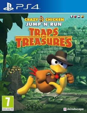 Crazy Chicken Jump N Run Traps and Treasures (PS4)