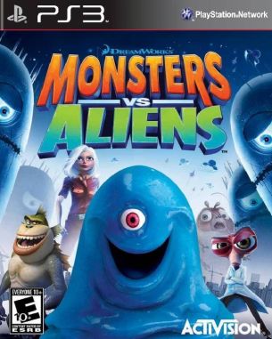 Dreamworks Monsters vs Aliens-1 (PS3)
