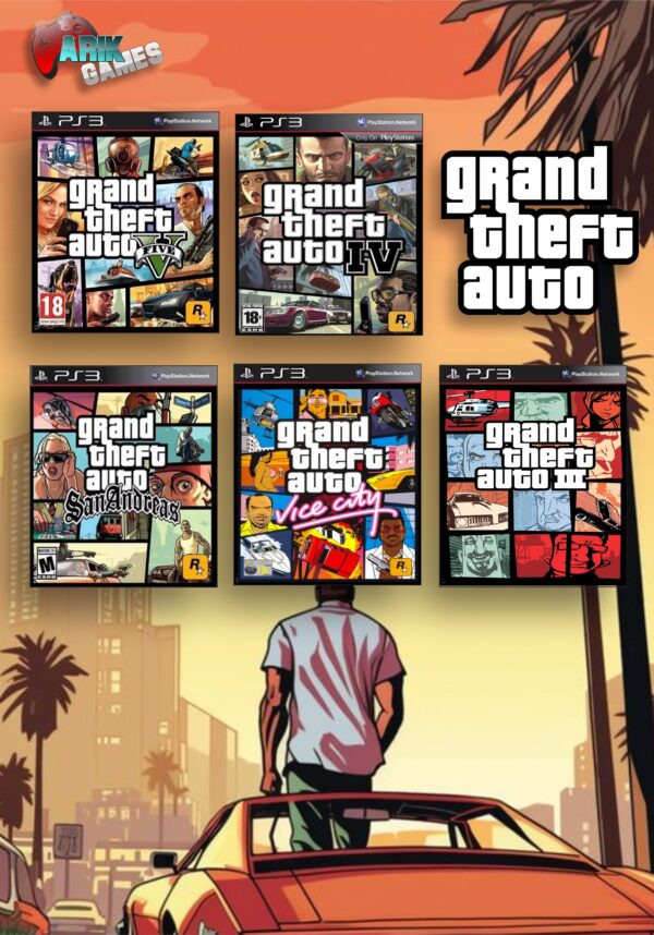 Grand Theft Auto Colección Completa PS3 Grand Theft Auto Colección PS3