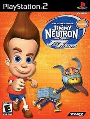 Nickelodeon Jimmy Neutron Boy Genius Jet Fusion (PS2)