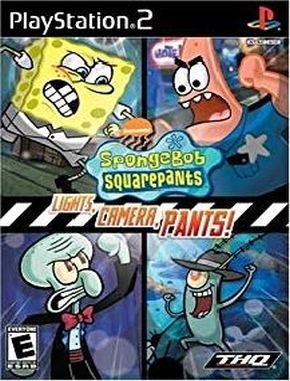 Nickelodeon Spongebob Squarepants Lights Camera Pants (PS2)