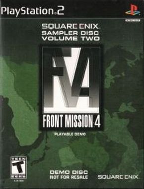 Square Enix Sampler Disc Volume Two Front Mission 4 Playable Demo (PS2)