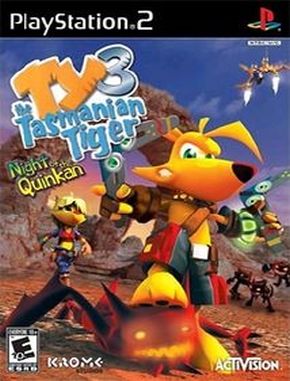 TY the Tasmanian 3 Tiger Night of the Quinkan (PS2)