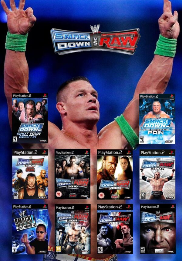 WWE SmackDown vs. Raw Colección PS2 WWE SmackDown vs. Raw Colección PS2