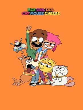 Chico_Chica_Perro_Gata_Raton_Queso Chico, chica, perro, gata, ratón, queso (2022) (Serie)